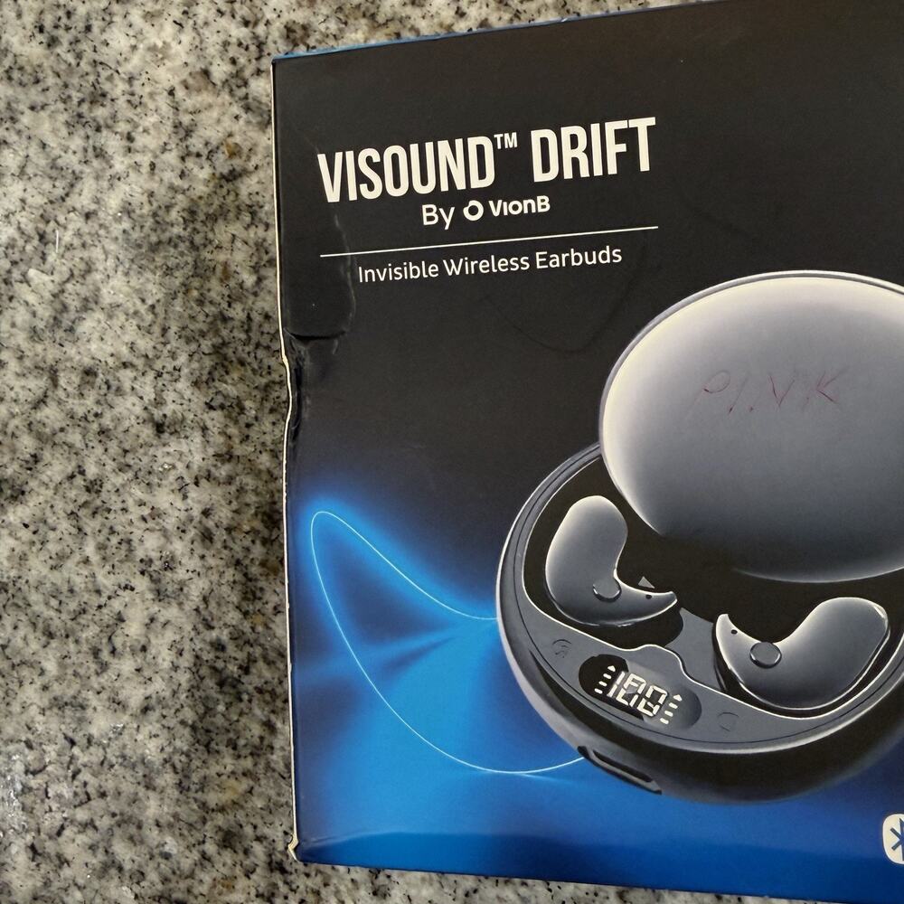 VISOUND DRIFT by VionB-Invisible Wireless Bluetooth Earbuds for Small Ears-Pink - Picture 14 of 16